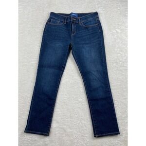 Old Navy‎ Dark Wash Stretch Jeans Adjustable Waist Girls Size 14 Regular